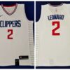 Clippers 2 Kawhi Leonard White Men Jersey