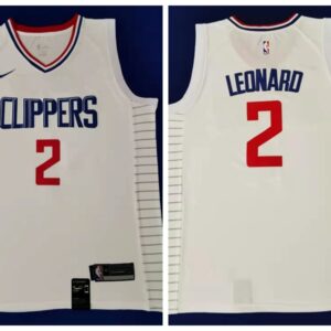 Clippers 2 Kawhi Leonard White Men Jersey