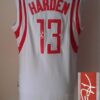 Rockets 13 James Harden White Autographed Revolution 30 Men Jersey