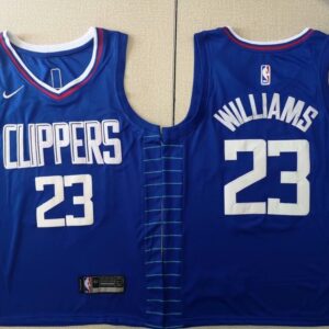 Clippers 23 Lou Williams  Blue Swingman Men Jersey