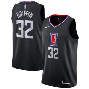 Clippers 32 Blake Griffin Black Swingman Men Jersey