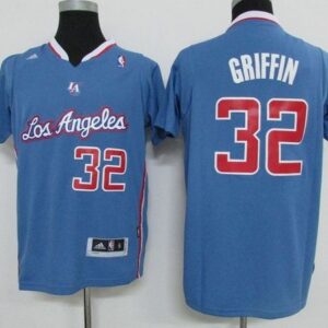 Clippers 32 Blake Griffin Light Blue Pride Swingman Men Jersey