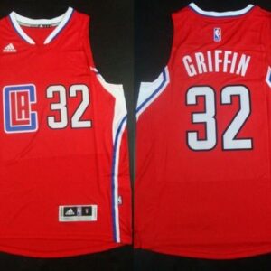 Clippers 32 Blake Griffin Red Men Jersey