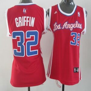 Clippers 32 Blake Griffin Red Road Women Jersey