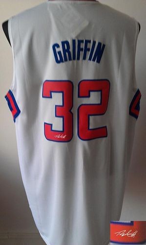 Clippers 32 Blake Griffin White Autographed Revolution 30 Men Jersey