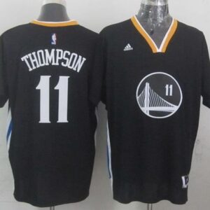 Warriors 11 Klay Thompson New Black Alternate Men Jersey