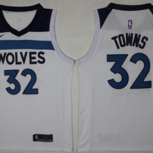 Timberwolves 32 Karl-Anthony Towns White Men Jersey