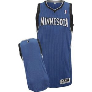 Timberwolves Blank Blue Revolution 30 Men Jersey
