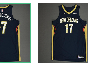 Pelicans 17 Jonas Valan?i奴nas AU Style Men Jersey