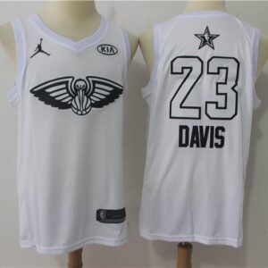 Pelicans 23 Anthony Davis White 2018 All-Star Game Swingman Men Jersey