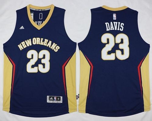 Pelicans 23 Anthony Davis Navy Revolution 30 Men Jersey