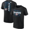 Thunder Black 2025 Western Conference Champions Roster Buzzer Beater T-Shirt
