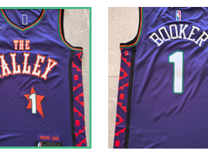 Suns 1 Boorker Purple 2024 City Men Jersey