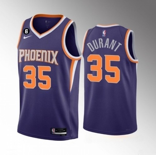 Suns 35 Kevin Durant Purple New Men Jersey