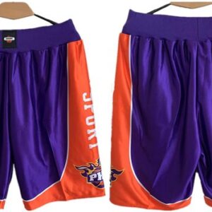 Phoenix Suns Purple Orange Shorts(Run Small)