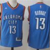 Oklahoma City Thunder 13 Paul George Royal Blue Stitched Men Jersey