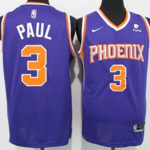 Suns 3 Chris Paul Blue 2021 New Men Jersey