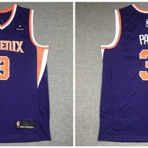 Suns 3 Chris Paul Blue 2021 New Men Jersey