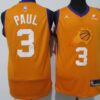 Suns 3 Chris Paul Orange Men Jersey