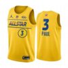 Suns 3 Chris Paul Yellow Western Conference 2021 All-Star Men Jersey