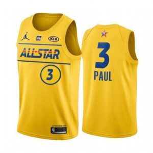 Suns 3 Chris Paul Yellow Western Conference 2021 All-Star Men Jersey