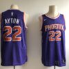 Suns 22 Deandre Ayton Purple 2018 Draft Men Jersey