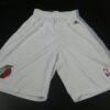 Blazers White Swingman Shorts