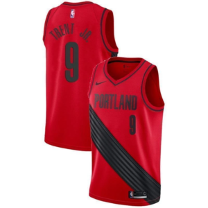 Portland Trail Blazers 9 Gary Trent JR. Red Men Jersey