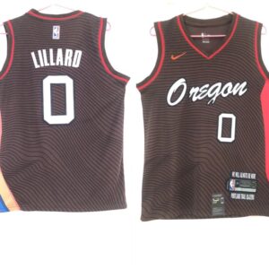 Blazers 0 Damian Lillard Cream 2020-21 City Edition Men Jersey