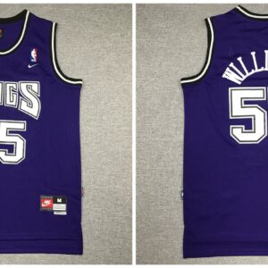 Kings 55 Jason Williams Purple Swingman Men Jersey