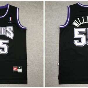 Kings 55 Jason Williams Black Swingman Men Jersey