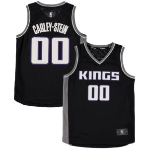 Kings 00 Willie Cauley-Stein Black Men Jersey