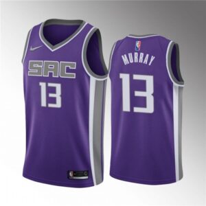 Kings 13 Keegan Murray Purple 2022 Draft Basketball Men Jersey