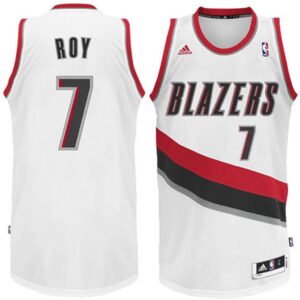 Blazers 7 Brandon Roy White Adidas Swingman Men Jersey