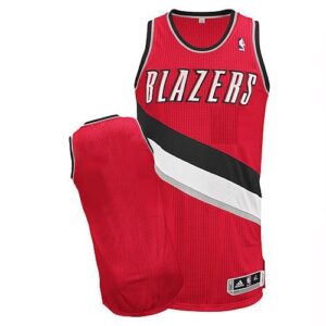Blazers Blank Red Revolution 30 Men Jersey