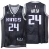 Sacramento Kings 24 Buddy Hield Black Swingman Men Jersey