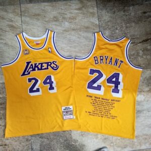 Los Angeles Lakers 24 Kobe Commemorate Men Jersey
