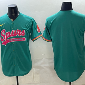 San Antonio Spurs Blank Green Baseball Vapor Limited Men Jersey