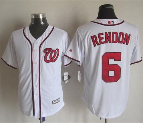 MLB Nationals 6 Anthony Rendon White New Cool Base Men Jersey