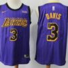 Lakers 3 Anthony Davis Purple City Edition Men Jersey
