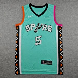 San Antonio Spurs 5 Castle Green Men Jersey