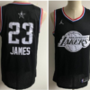 Lakers 23 LeBron James 2019 All-Star Black Swingman Men Jersey