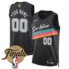 San Antonio Spurs Customized Black City 2026 Finals Men Jersey
