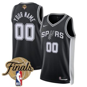 San Antonio Spurs Customized Black 2026 Finals Men Jersey
