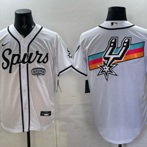 San Antonio Spurs White Baseball Vapor Limited Men Jersey
