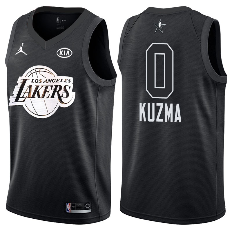 Lakers 0 Kyle Kuzma 2018 All-Star Black Swingman Men Jersey