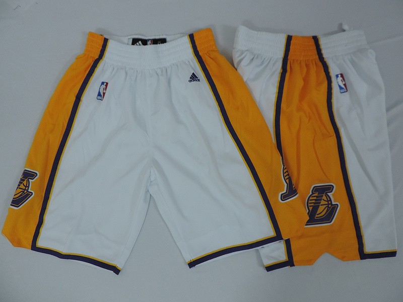 Los Angeles Lakers White Shorts