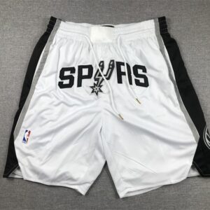 San Antonio Spurs White Shorts