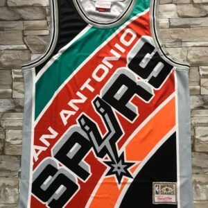 Spurs Mitchell & Ness Big Face Men Jersey