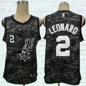 Spurs 2 Kawhi Leonard Black City Edition Swingman Men Jersey
